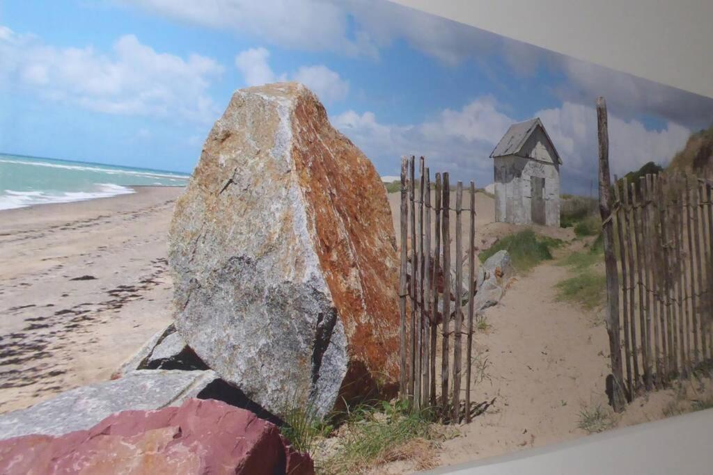 Gite Ouest de la pointe d'Agon Extérieur photo
